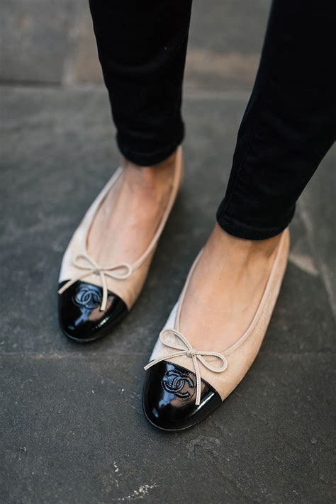 chanel style ballet flats